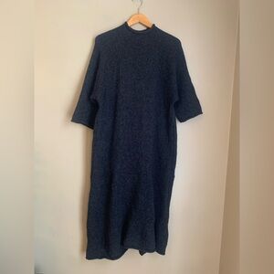 Women's Wool Blend Lagenlook Tunic Dress European? Artsy